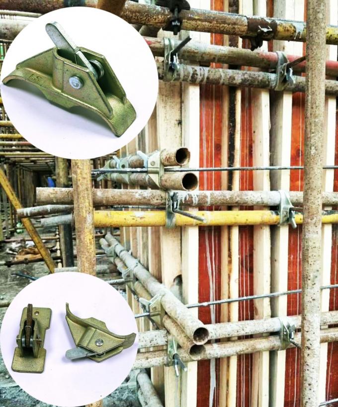 Galvanized Rapid Formwork Wedge Clamp For Square And Round Scaffolding Pipe