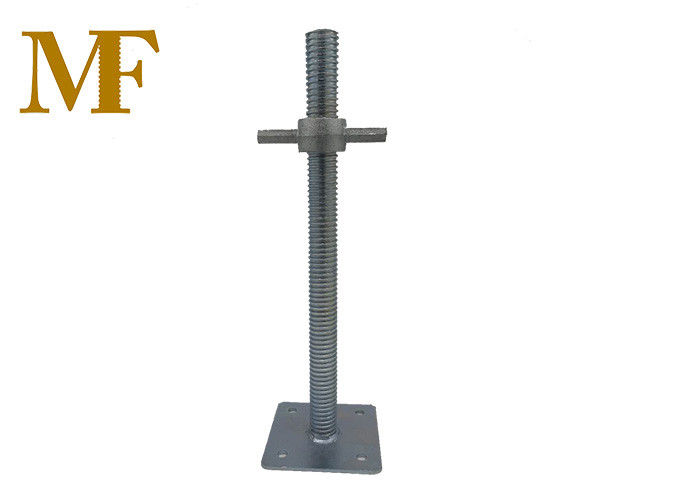 Load Capacity Adjustable Hollow Solid Screw Jack Base ISO9001 Certification