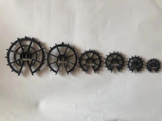 Wheel Concrete Plastic Rebar Cage Spacers Position Reinforcement Cages