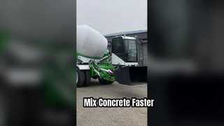 Introduce 85KW 3.5CBM New Design Self Loading Concrete Mixer Truck For You