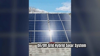On/Off Grid Hybrid Solar System