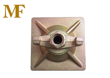 Combination Plate Construction Formwork Accessories , Casted Wing Nut Square Plate