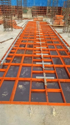 Steel Frame Plywood Board Formwork 1200*600mm For Concrete Wall