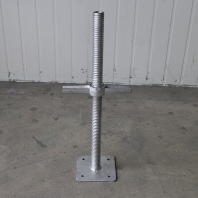 Galvanized Scaffolding Jack Base Screw Jack Stands Shoring Jack Scaffold Base Plate