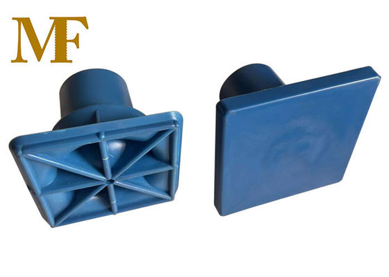 Blue Color Plastic Rebar Cap Reinforced Concrete Square Protective