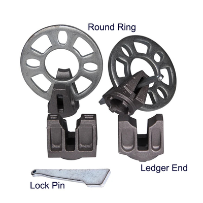 Precision Casting Ringlock Scaffold Parts Layher Ledger Heads And End With Lock Pin