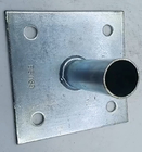 Swivel Or Fixed Galvanized Pipe Post Universal Steel Scaffold Accessory Base Plate