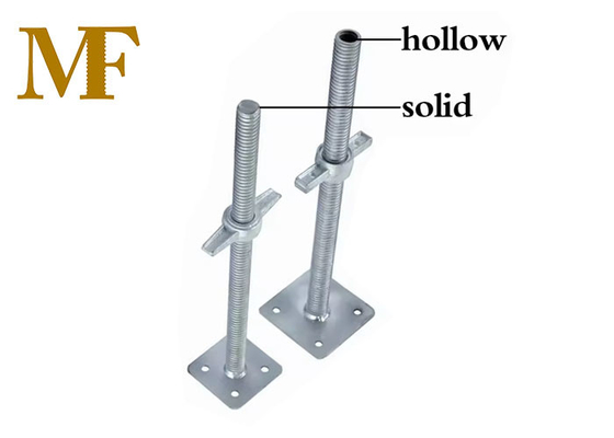 37mm Scaffolding Adjustable Hollow Bar Jack Base/Adjustable Solid Bar Screw Jack