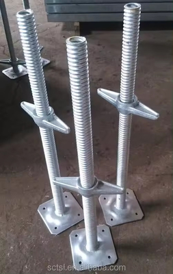 37mm Scaffolding Adjustable Hollow Bar Jack Base/Adjustable Solid Bar Screw Jack