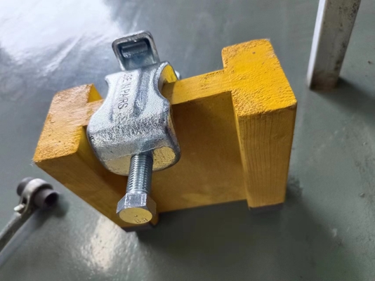Sheradizing Surface Swivel Girder Coupler Steel Half Double Clamp
