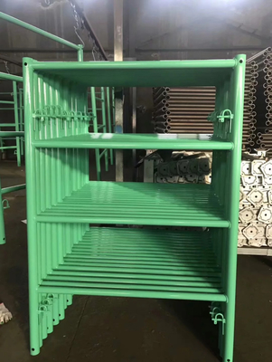 5-Ton Loading Capacity Anti Slip Scaffold Frame Rust Resistant Easy Assembly For Construction Site