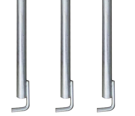 Temporary Scaffold Wall Ties Anchor Tube With Hooks For Ringlock Scaffold System