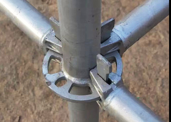 Sliver Ringlock Scaffolding For Versatile Height Range Of 500/1000/1500/2000/2500/3000/4000mm