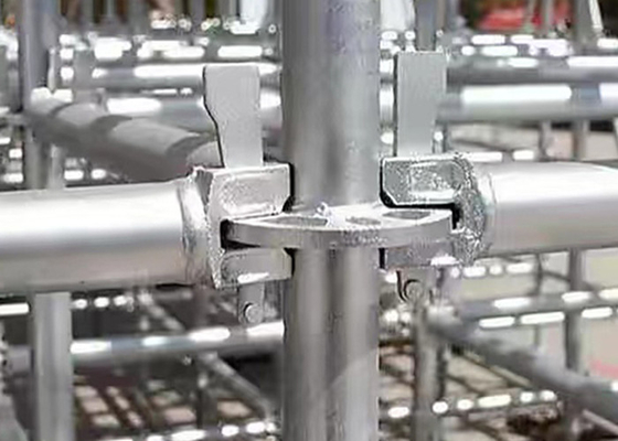 Sliver Ringlock Scaffolding For Versatile Height Range Of 500/1000/1500/2000/2500/3000/4000mm
