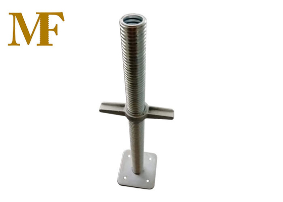 Scaffold Screw Jack Hot Dip Galvanized Compatible With Various Scaffolding Systems