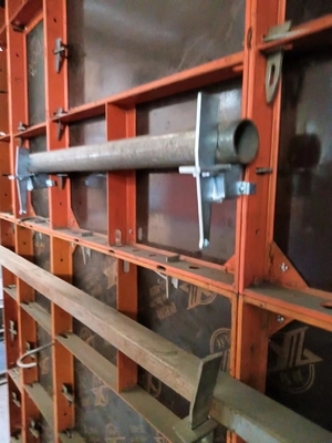 Steel Frame Plywood Formwork System For Concrete Basement Construction
