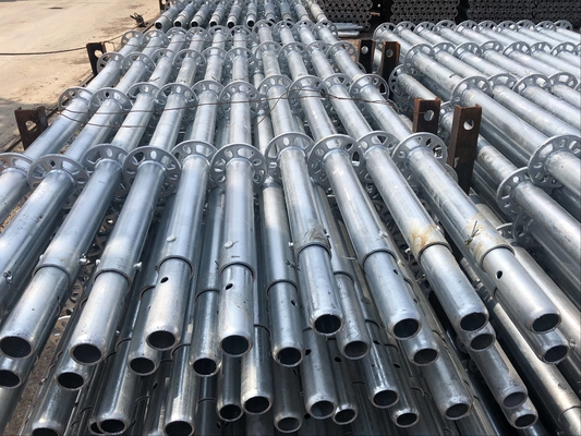 Construction Scaffolding HDG Steel Ringlock Vertical Standard 2500mm