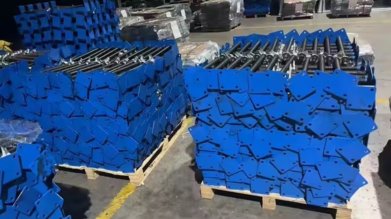 Blue Painted Scaffold  Base Jack and U Head Jack Scaffolding Jack Base