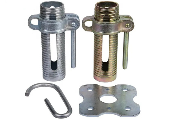 Galvanized Sliver  Adjustable Shoring Prop Sleeve For Scaffolding