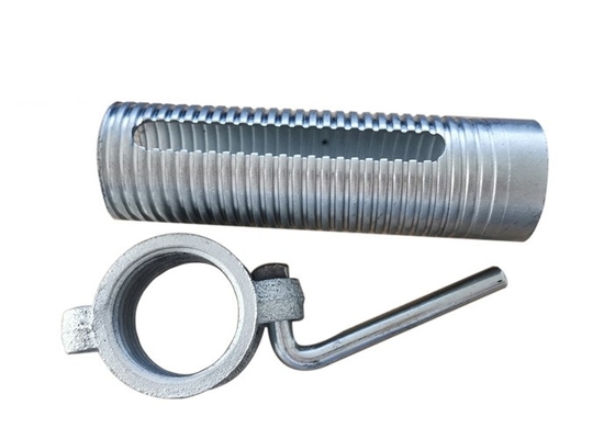 Galvanized Sliver  Adjustable Shoring Prop Sleeve For Scaffolding