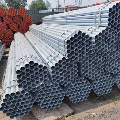 Hot Dip Galvanized Steel Pipe GI Iron Metal Pipe For Construction Tube