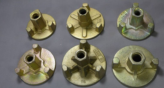 Concrete Tie Rod System Formwork Galvanized Cast Iron Small Nut Wing Nut