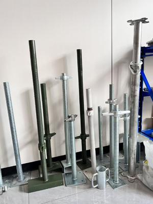 Adjustable Hollow Screw Base Jack Heavy Duty Steel Support for Scaffolding & Construction