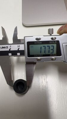 Tapered Rubber Sealing Plugs for Construction Holes 18mm