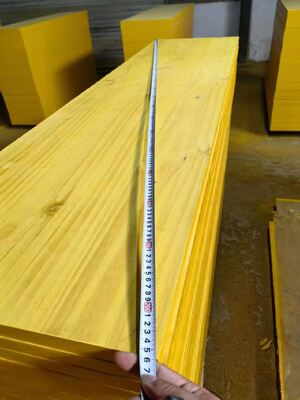21mm 27mm Thickness Waterproof Formwork Phenolic Plywoods 3 Ply Yellow Shuttering Panel