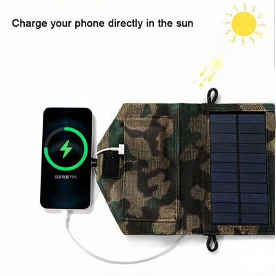 Solar Panels Usb Charger Portable Foldable Mini Six Slices Folding