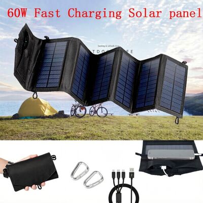Solar Panels Usb Charger Portable Foldable Mini Six Slices Folding