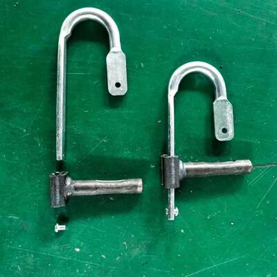 Galvanized Candy Cane Replacement Lock Candy Lock Fast Lock Pin
