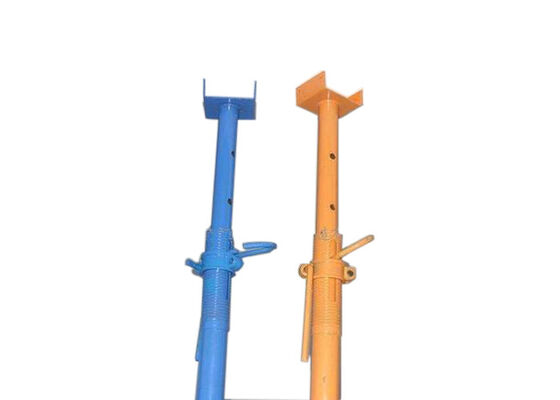 Adjustable Height Scaffolding Steel Props Long Service Life Corrosion Resistant
