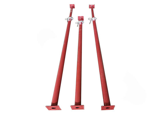 Adjustable Height Scaffolding Steel Props Galvanized Surface Building Support
