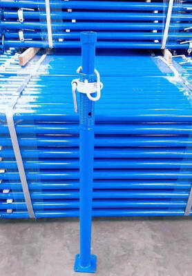 Adjustable Height Scaffolding Steel Props Durable Support Powder Coated Finish