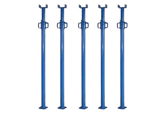 Adjustable Height Scaffolding Steel Props Powder Coated Finish Heavy Duty