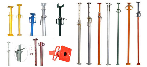 Adjustable Steel Prop For Concrete High Load Capacity Adjustable Length
