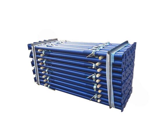 Adjustable Height Scaffolding Steel Props Galvanized Surface Building Support