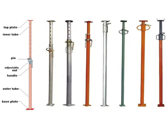 Steel Shoring Prop Support System High Load Capacity Safety Assured