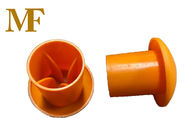 Orange Mushroom Rebar Safety Caps Protect Worker from Injury 17g/pcs Weight