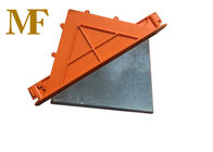 Orange Color Diamond Dowels Plate and Sleeve 1/4&quot; Steel Raw Material