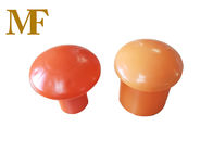 Customized plastic Rebar Safety Caps , Plastic Rebar Mushroom Cap / Steel Bar Cap
