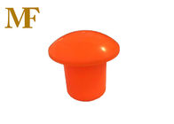 Round Flanged Plastic Rebar Safety Caps Worker Protect For Covering Rebar
