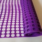 Purple Security Plastic 1.2M Construction Safety Fence For Building