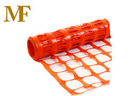 Orange Red Green Plastic Safety Fence 50-120g/sqm HDPE Material