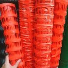 Orange Red Green Plastic Safety Fence 50-120g/sqm HDPE Material