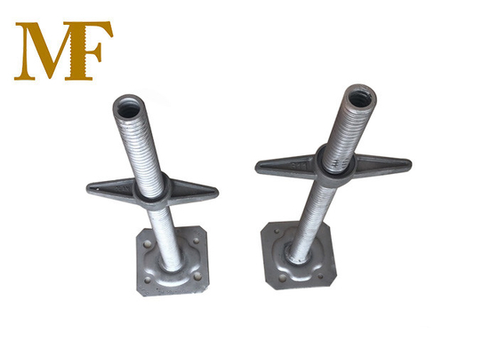 Adjustable Scaffold Screw Jack Steel Level Leg HDG Surface