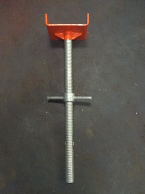 Powder Coating Adjustable Jack Base For Scaffolding Tower