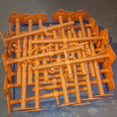 Powder Coating Adjustable Jack Base For Scaffolding Tower