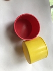 Yellow Scaffold Pipe Tube Ends Safety Caps Plastic Granules